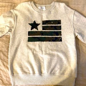 Zara, boys sequin sweater